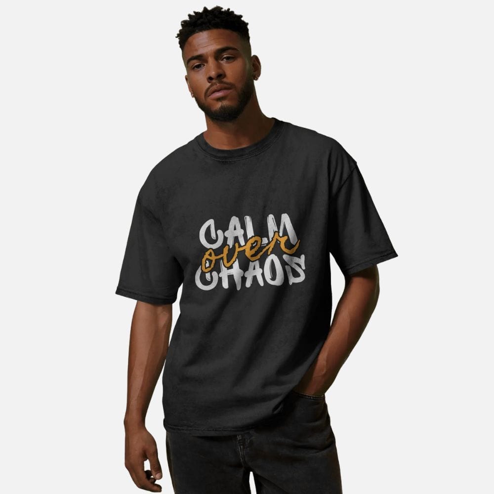 Calm Over Chaos – Motivational Unisex T-Shirt