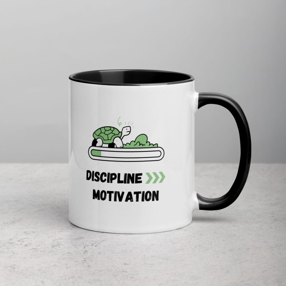 Discipline Over Motivation – Hustle Mindset Mug