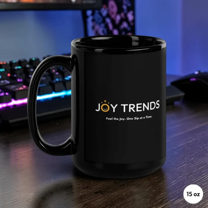 Eat Sleep Game Level Up Repeat 15 oz Gaming Mug Back View Eat Sleep Game Level Up Repeat 15 oz Gaming Mug Back View