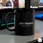 Game Over - Never Gaming Mug 11 oz Black Back View