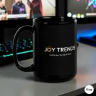 Game Over - Never Gaming Mug 15 oz Black Back View