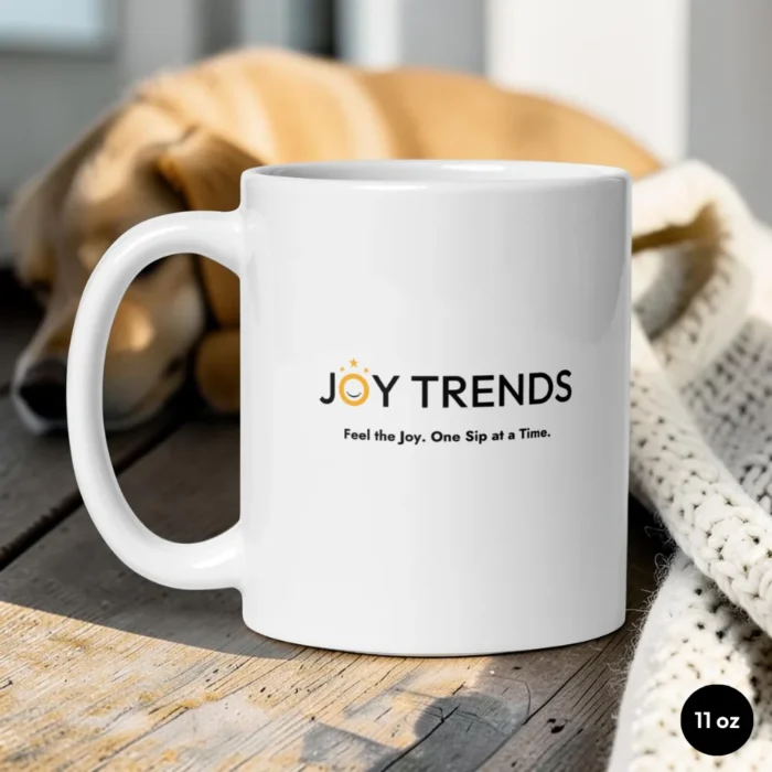 Just Me, My Coffee and a Pup To Pet – Dog Lover Mug 11 oz Back View