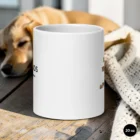 Just Me, My Coffee and a Pup To Pet – Dog Lover Mug 20 oz Side View