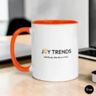 Make Today Count 11 oz Orange Mug Back View