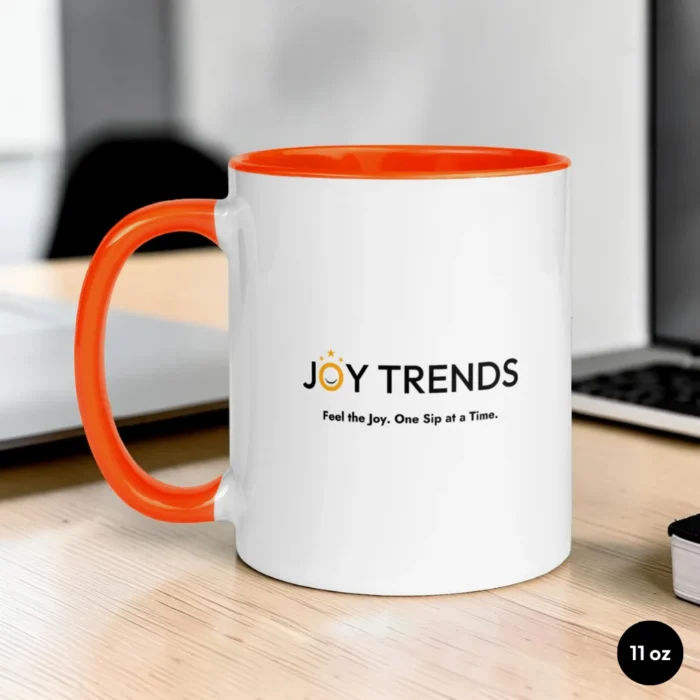 Make Today Count 11 oz Orange Mug Back View