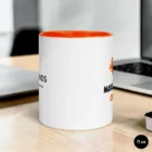 Make Today Count 11 oz Orange Mug Side View
