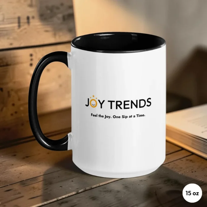 Never Ever Give Up – Daily Motivation Mug 15 oz Back View