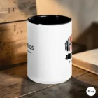 Never Ever Give Up – Daily Motivation Mug 15 oz Side View