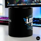 Locked In Black Glossy Mug 11 oz Side View