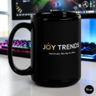 Locked In Black Glossy Mug 15 oz Back View